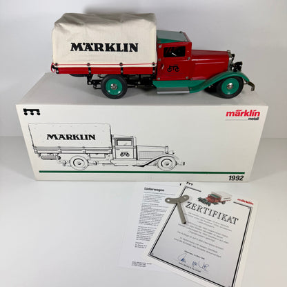 Märklin Metall Lieferwagen mit Plane 1992
