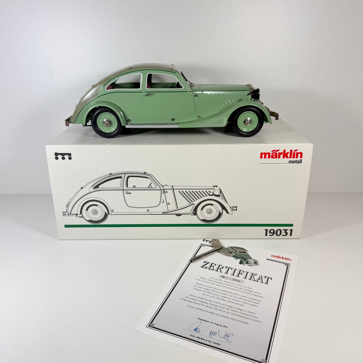 Märklin Metall Stromlinien-Limousine 19031