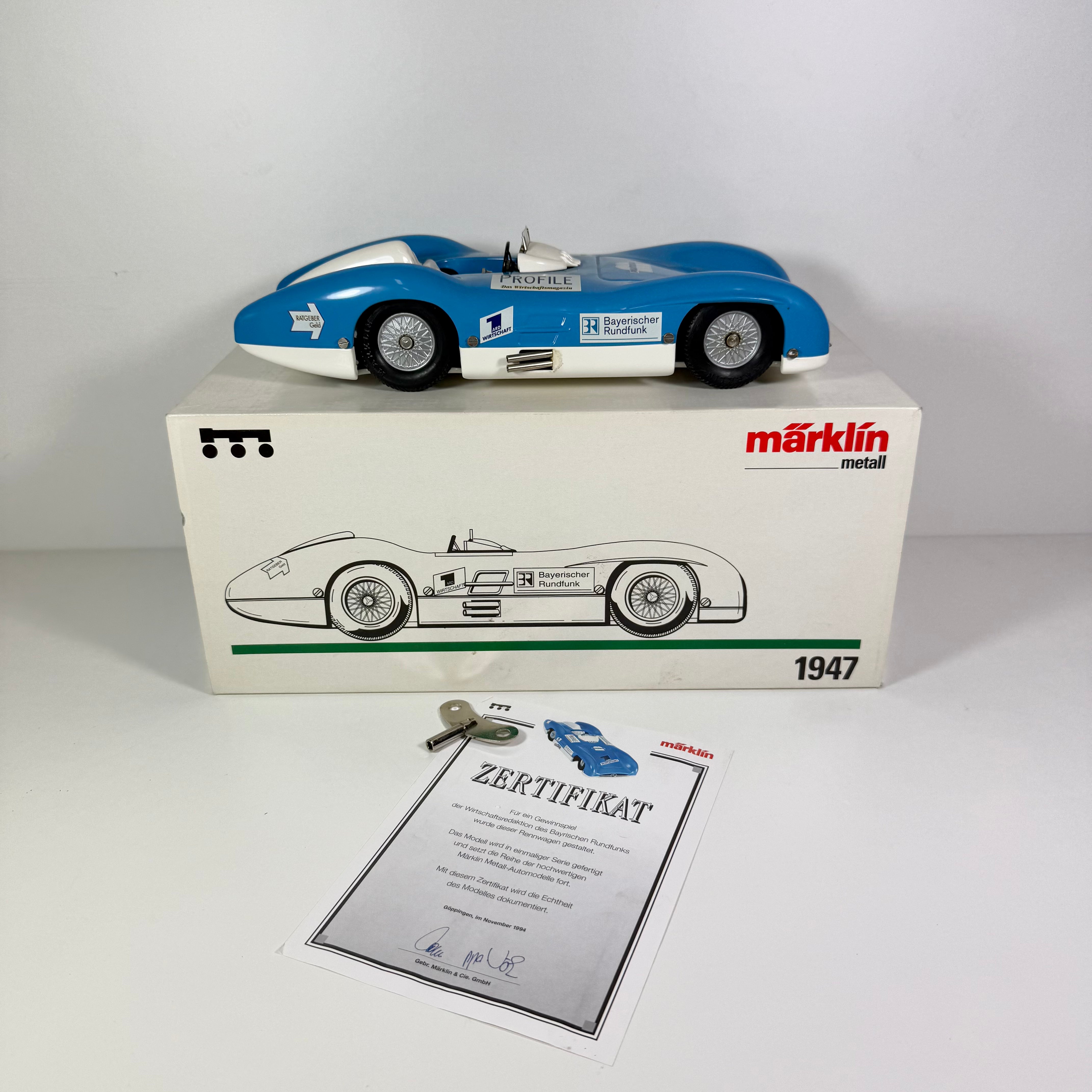 Märklin Metall Rennwagen 1947