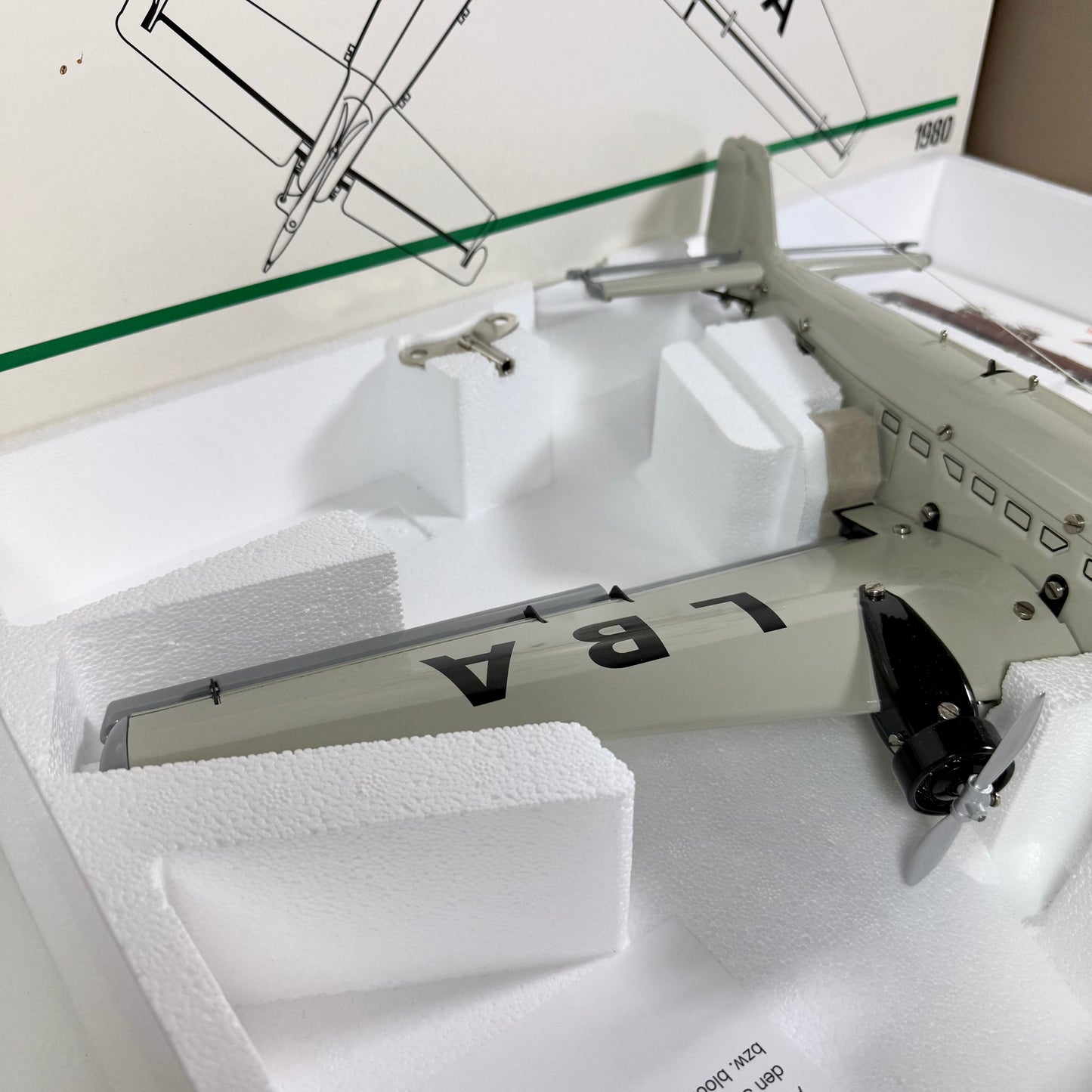 Märklin Metall 1980 Junkers Ju 52 mit Zertifikat