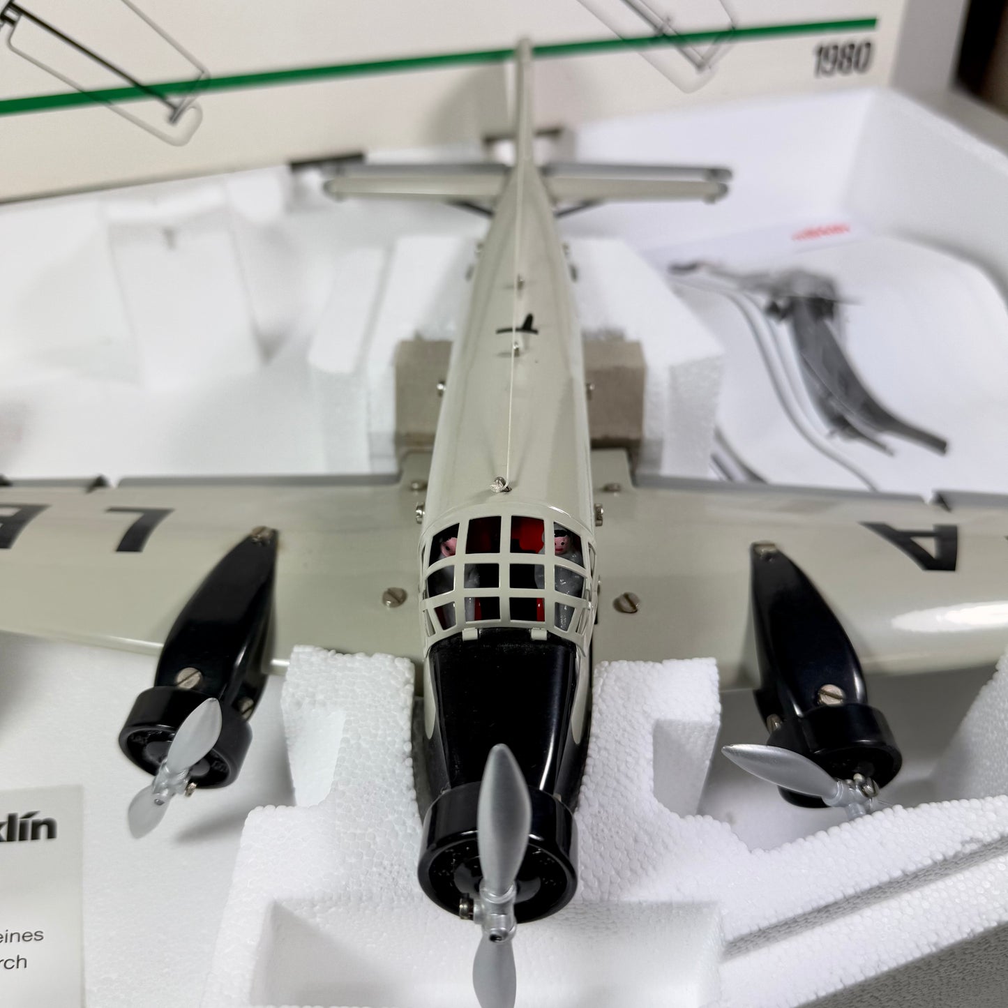 Märklin Metall 1980 Junkers Ju 52 mit Zertifikat