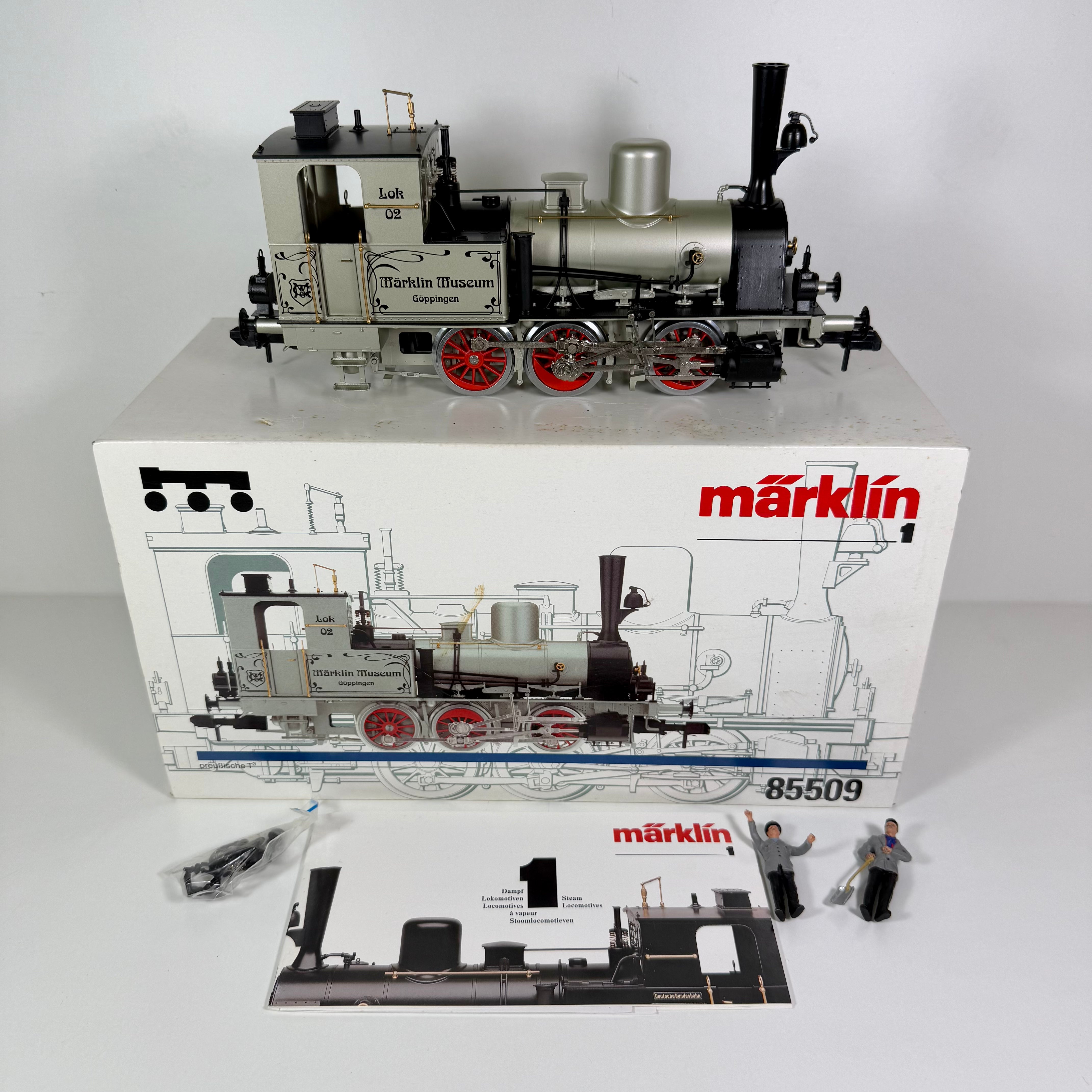 Märklin 85509 Dampflokomotive Museumslokomotive Preußische T3 Spur 1