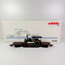 Märklin 46189 Tiefladewagen mit Dampfwalze (unvolllständig) H0