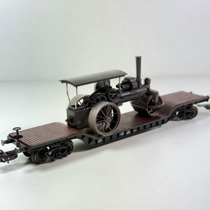 Märklin 46189 Tiefladewagen mit Dampfwalze (unvolllständig) H0