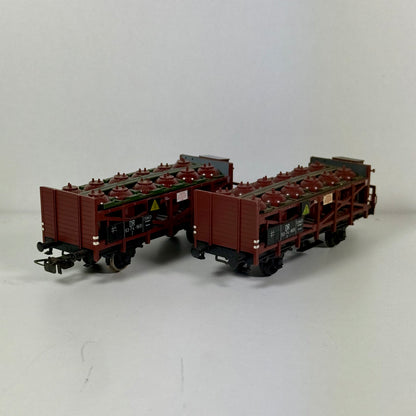 Piko 2x Säuretopfwagen DR H0