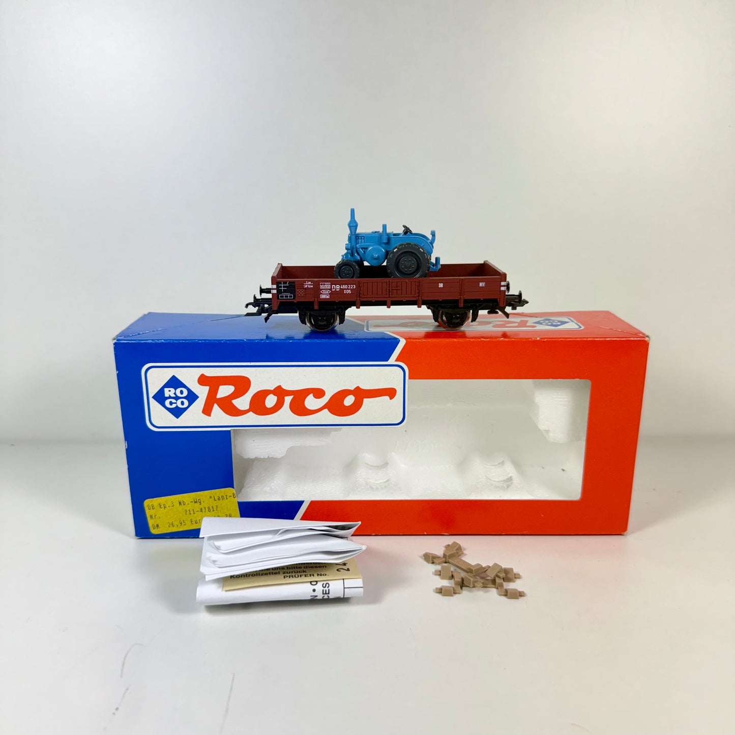 Roco 47817 Güterwagen mit Traktor DB DC H0