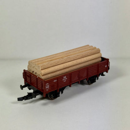 Roco 46034.A Güterwagen mit Holz DB DC H0