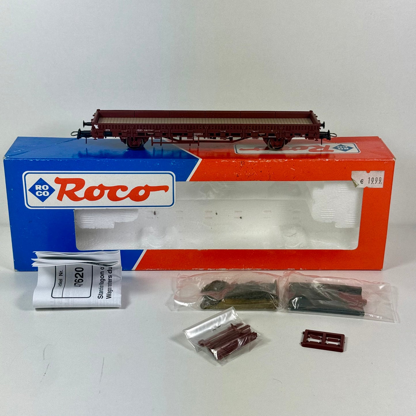 Roco 47620 Güterwagen mit Ladung DB DC H0