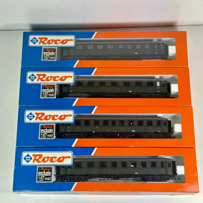 Roco Personenwagen-Set 44536+44537+44538+44539 DB DC H0