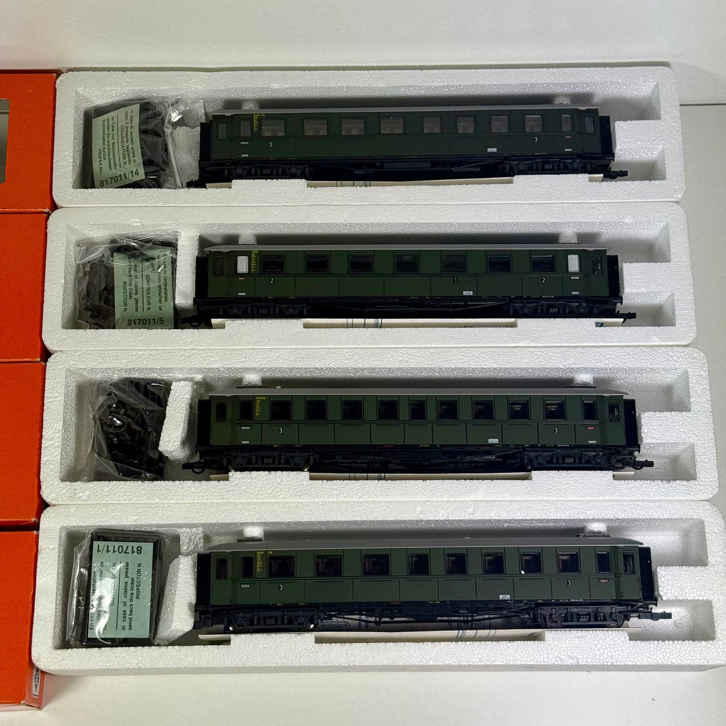 Roco Personenwagen-Set 44536+44537+44538+44539 DB DC H0