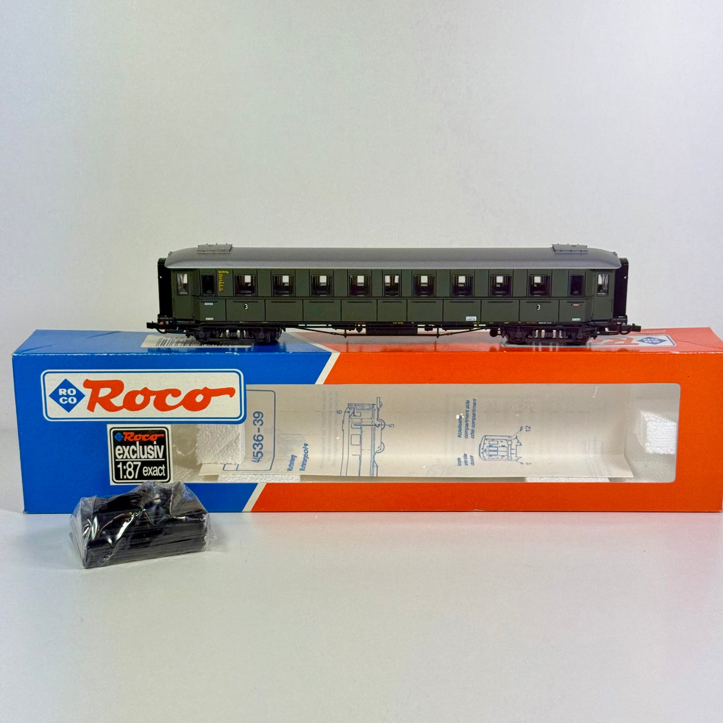 Roco Personenwagen-Set 44536+44537+44538+44539 DB DC H0