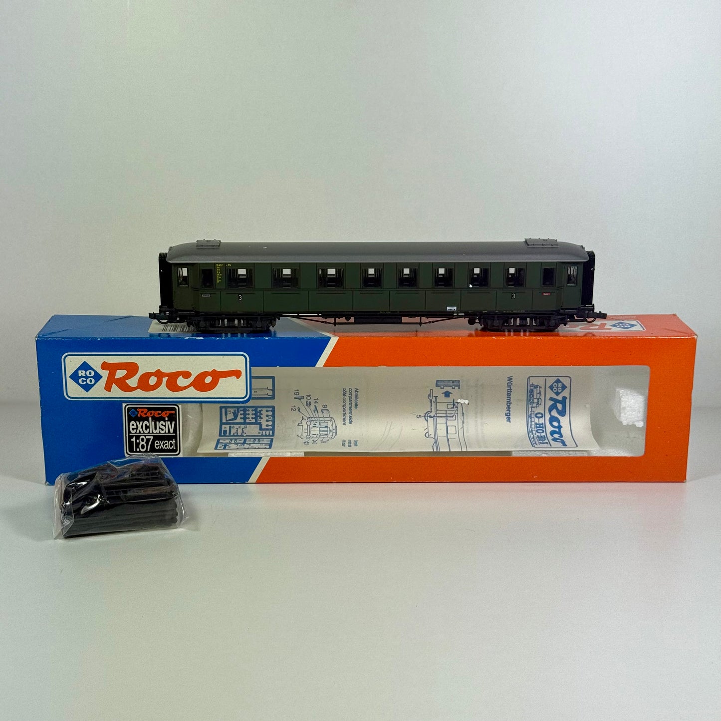 Roco Personenwagen-Set 44536+44537+44538+44539 DB DC H0