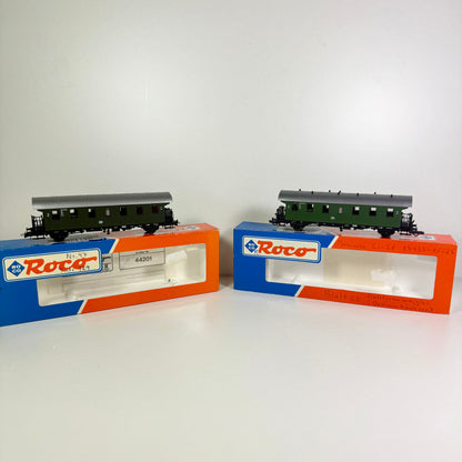 Roco 2x 44201 Personenwagen DB DC H0