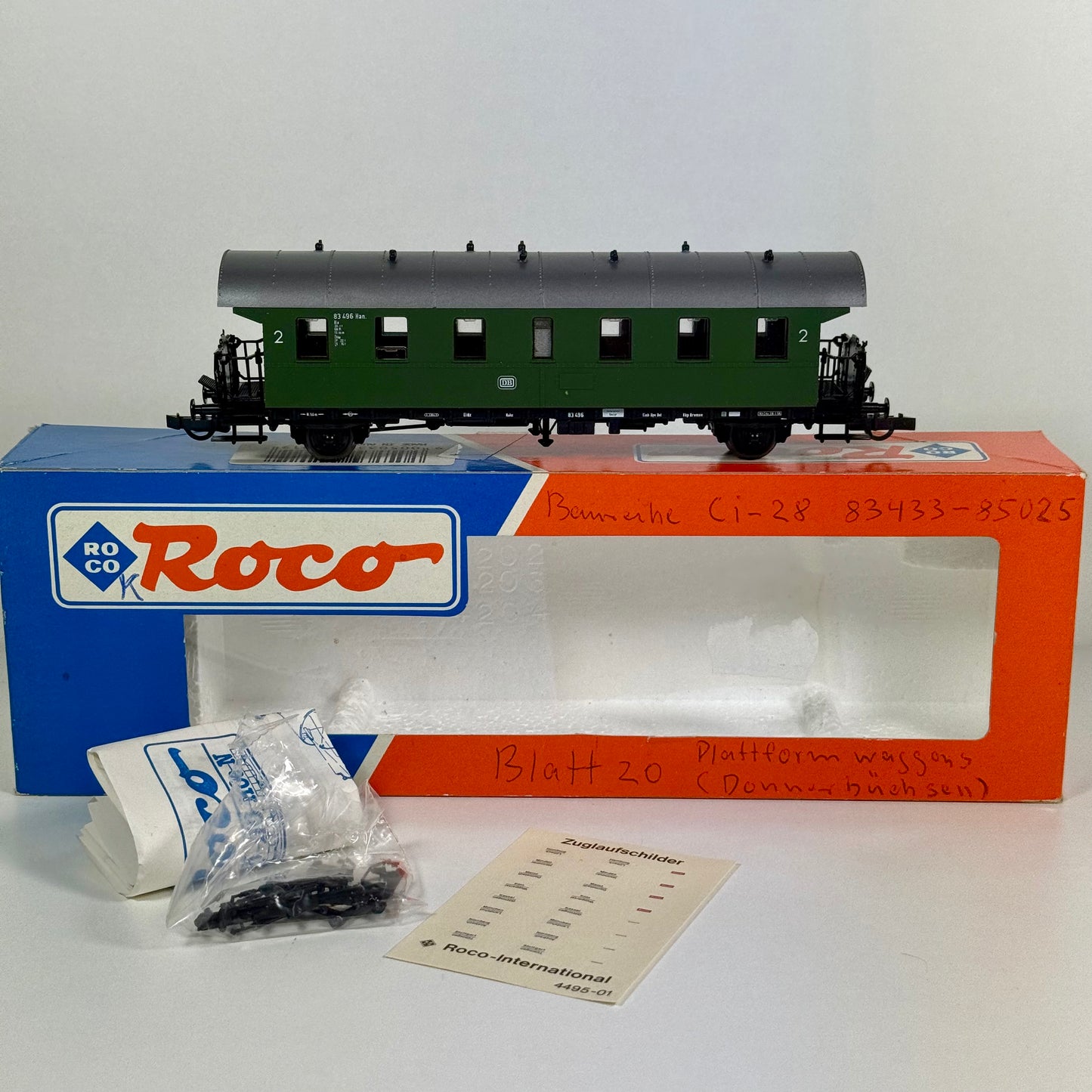 Roco 2x 44201 Personenwagen DB DC H0