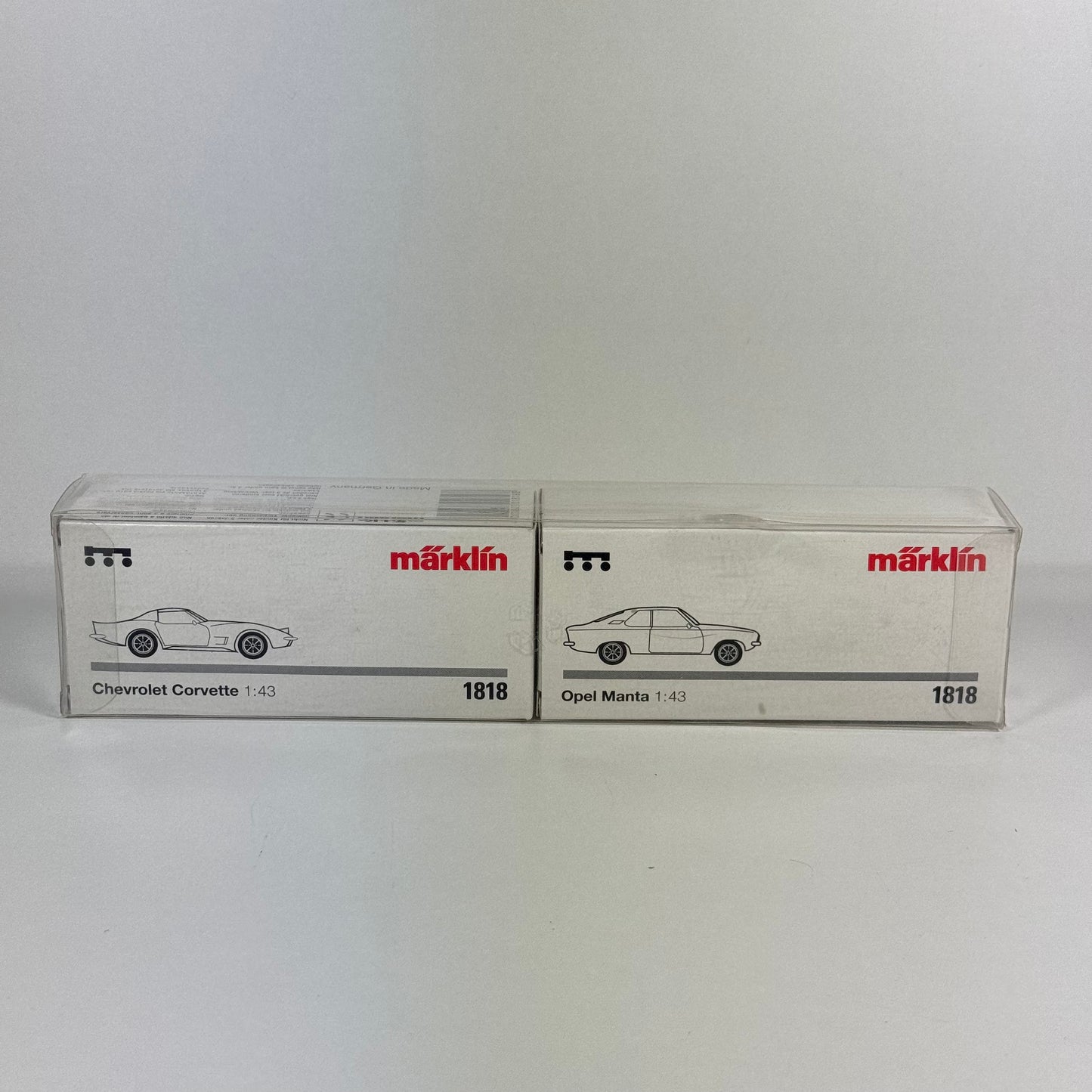 Märklin 1818 Chevrolet Corvette / Opel Manta 1:43