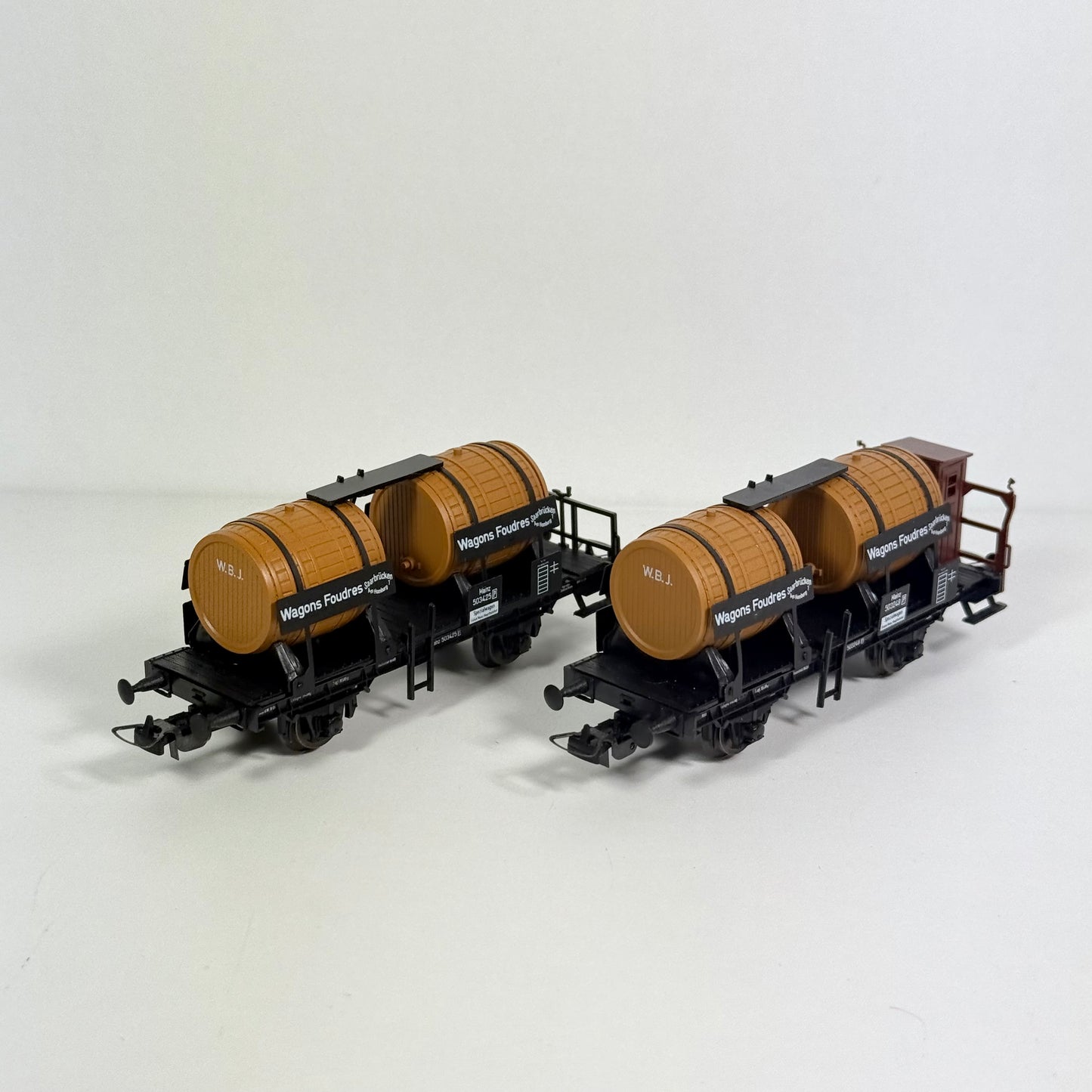 Sachsenmodelle 14105 Weinfaßwagen-Set KPEV AC H0