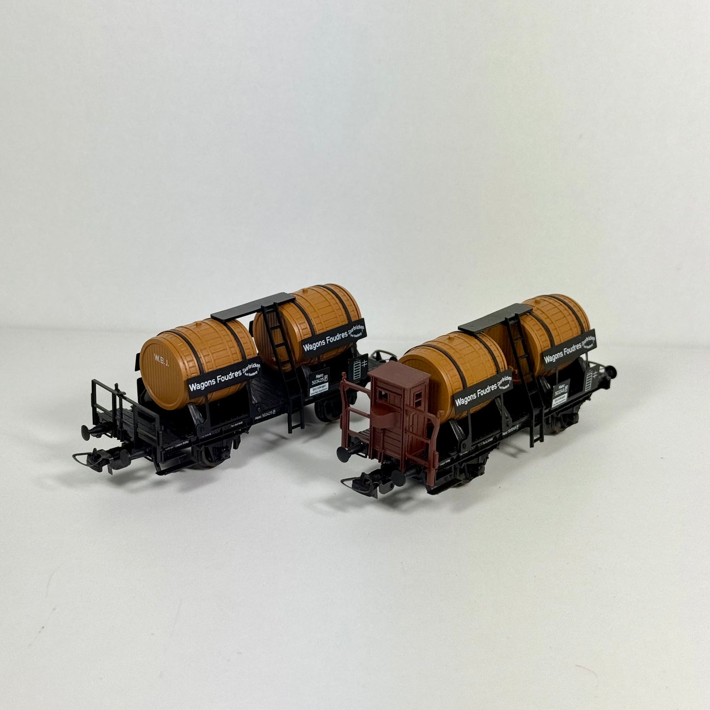 Sachsenmodelle 14105 Weinfaßwagen-Set KPEV AC H0